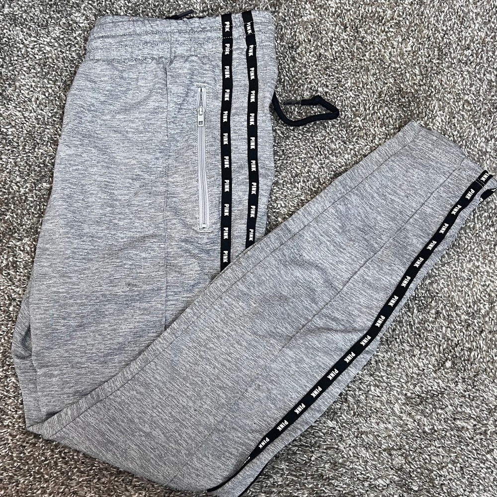 PINK- Victoria’s Secret Gray sweatpants